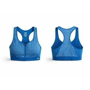 Avia Womens Seamless Zip Front Sports Bra 3XL Blue NWT